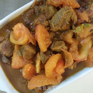 牛肉炖西红柿的做法步骤：6