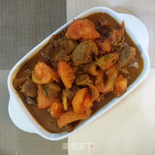 牛肉炖西红柿的做法步骤：8