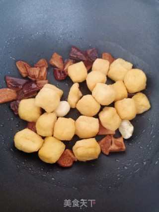 红烧豆腐泡的做法步骤：3