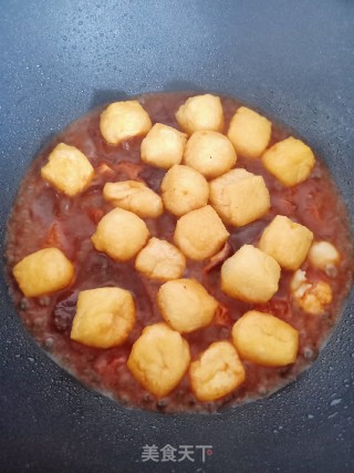 红烧豆腐泡的做法步骤：4