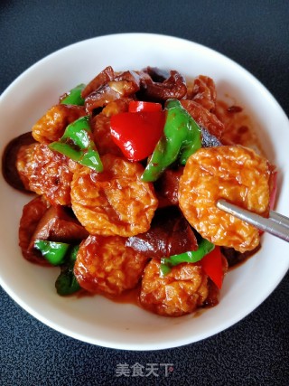红烧豆腐泡的做法步骤：6