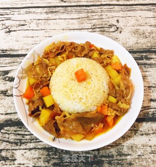 咖喱肥牛饭的做法步骤：12