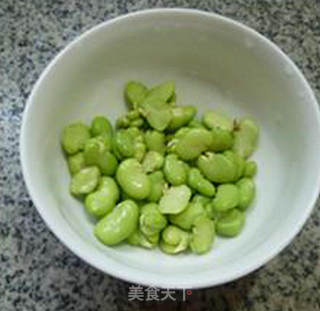 蚕豆肉鹅血羹的做法步骤：2
