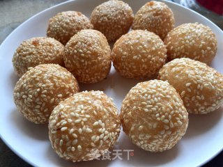 芝麻球的做法步骤：17