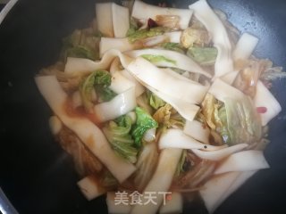 白菜炖竽头粉的做法步骤：10