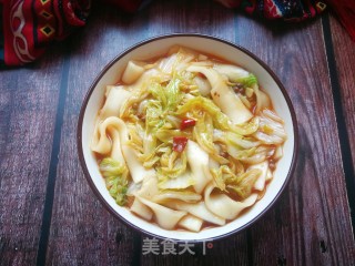 白菜炖竽头粉的做法步骤：11
