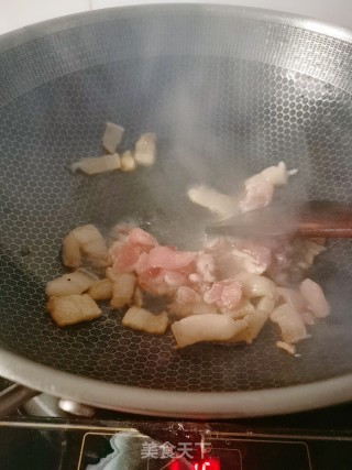 炒笋干的做法步骤：3