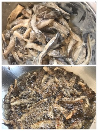 炸鲜蘑的做法步骤：4