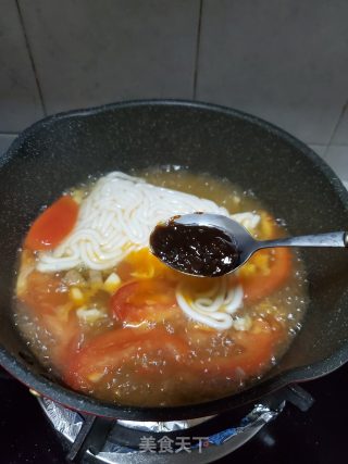 番茄肉片土豆粉的做法步骤：8