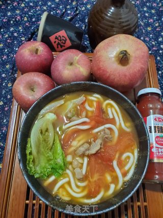 番茄肉片土豆粉的做法步骤：11