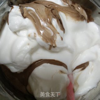可可味戚风蛋糕的做法步骤：10