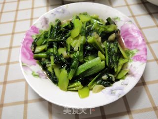 蚝油窝苣叶的做法步骤：8