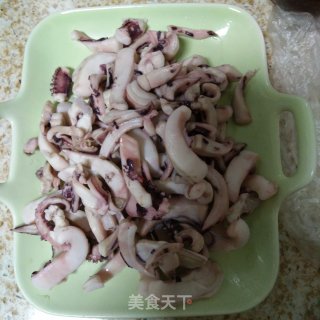 香辣鱿鱼的做法步骤：2