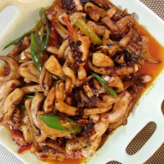 香辣鱿鱼的做法步骤：9