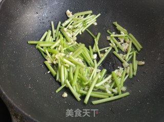 蒜蓉茼蒿的做法步骤：5