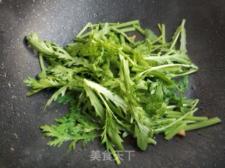 蒜蓉茼蒿的做法步骤：6