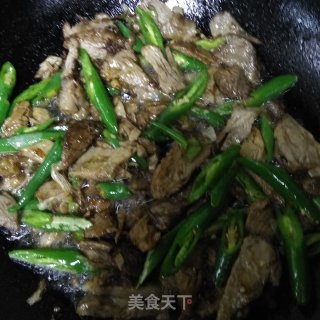 小炒牛肉的做法步骤：6