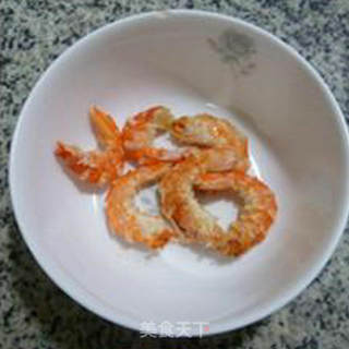 开洋油菜蕻炒年糕的做法步骤：2