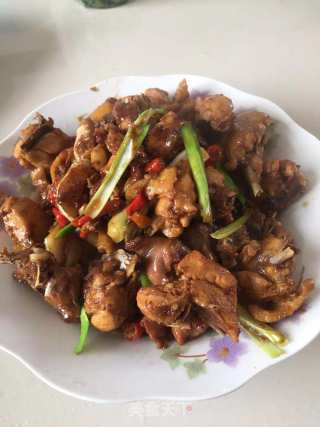 小炒鸡的做法步骤：7