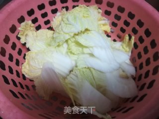 白菜炖冻豆腐的做法步骤：3