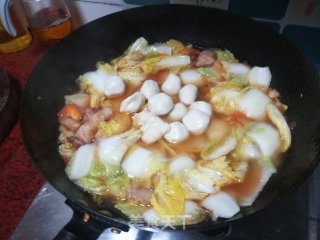 白菜炖冻豆腐的做法步骤：12