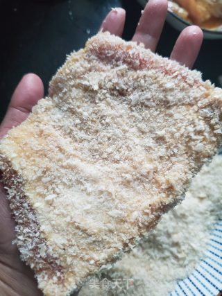 炸猪排的做法步骤：8