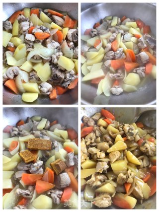 土豆咖喱鸡块的做法步骤：5