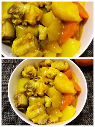 土豆咖喱鸡块的做法步骤：6