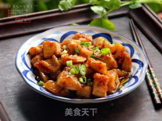 糖醋藕丁的做法步骤：16