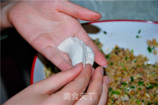 莲藕猪肉馅饺子的做法步骤：13
