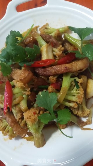 干锅花菜的做法步骤：6