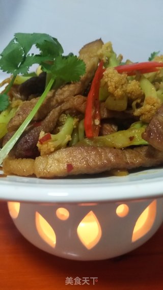 干锅花菜的做法步骤：7