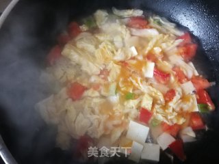 西红柿白菜豆腐汤的做法步骤：8