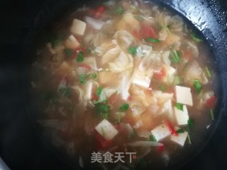 西红柿白菜豆腐汤的做法步骤：11