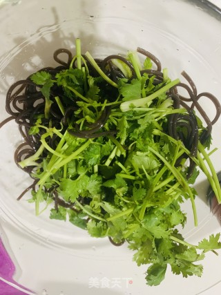 凉拌香菜蕨根粉的做法步骤：5