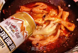 #红色吉祥菜#麻辣啤酒凤爪的做法步骤：7