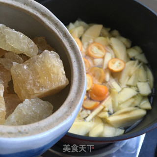 平安果金桔糖水的做法步骤：6