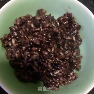 三色糙米饭的做法步骤：7