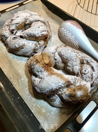 圣诞花环面包的做法步骤：16
