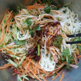 食蔬拌面的做法步骤：4