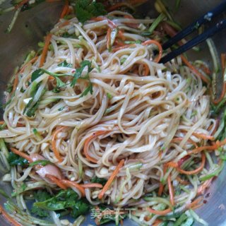 食蔬拌面的做法步骤：5