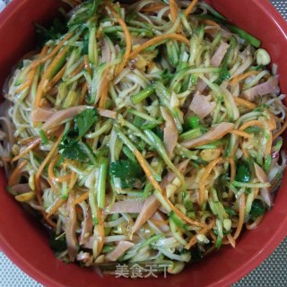 食蔬拌面的做法步骤：6
