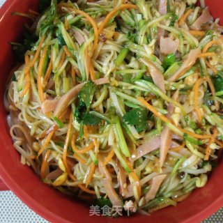 食蔬拌面的做法步骤：8