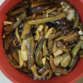 肉片炒茄条的做法步骤：6