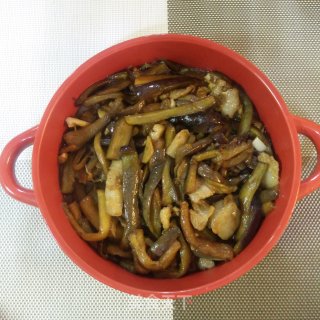 肉片炒茄条的做法步骤：9