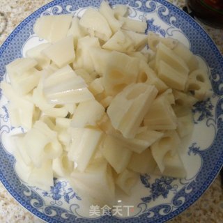 麻辣藕丁的做法步骤：2
