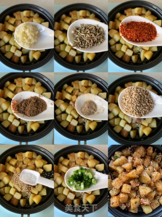 香辣孜然小土豆的做法步骤：4
