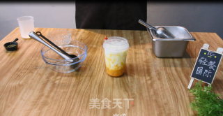 芒果脏脏鲜牛乳的做法步骤：6