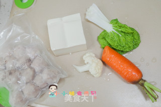 12个月以上豆腐肉丸汤的做法步骤：1