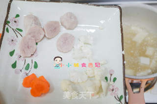 12个月以上豆腐肉丸汤的做法步骤：4